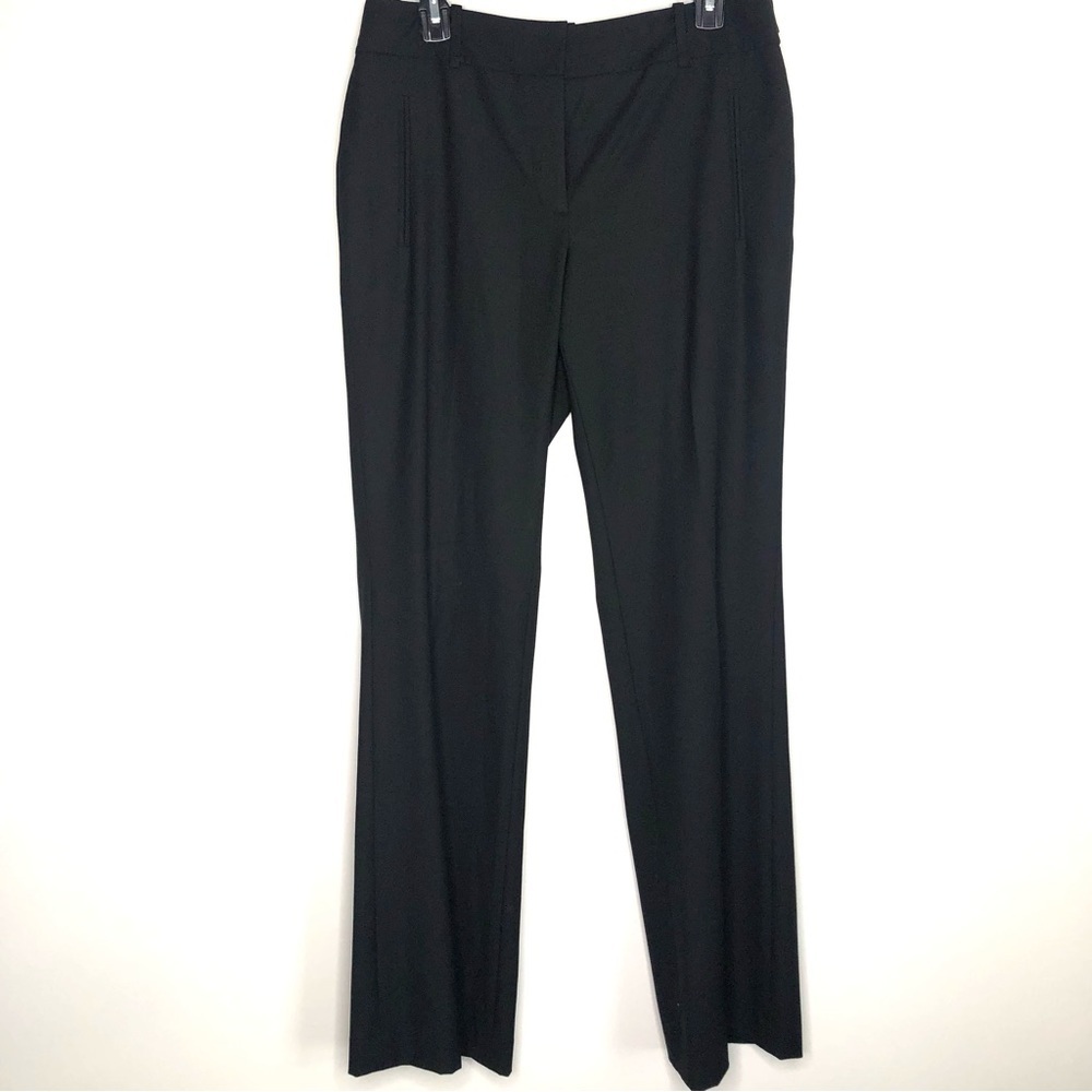 Loft black straight leg pants Kate style